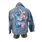 128-as kék lányka farmerdzseki - Sinsay - Lilo & Stitch