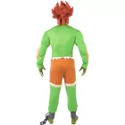 Felnőtt S-es izmosított Blanka jelmez (felső, alsó, bilincs) - Street Fighter - ÚJ