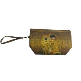   Festményes kozmetikai táska,, sminktáska, neszesszer - Klimt: A csók - ÚJ