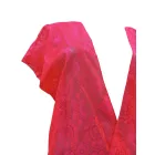 Női uv-pink lyukacsos csipkés felső, blúz, strandruha, köpeny, one size - ÚJ