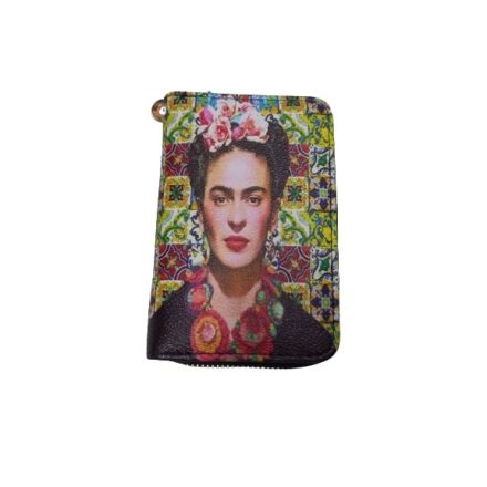 Színes mintás pénztárca - Frida Kahlo - ÚJ