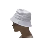 58 cm-es fejre fehér vászon nyári kalap, sapka (unisex) - Northcliff - ÚJ 