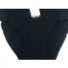 3XL-es fekete bordás anyagú női bugyi - ÚJ