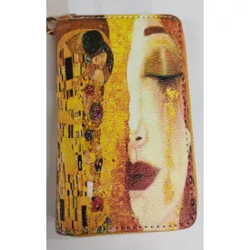 Festményes pénztárca - Gustav Klimt: Arany könnyek - ÚJ
