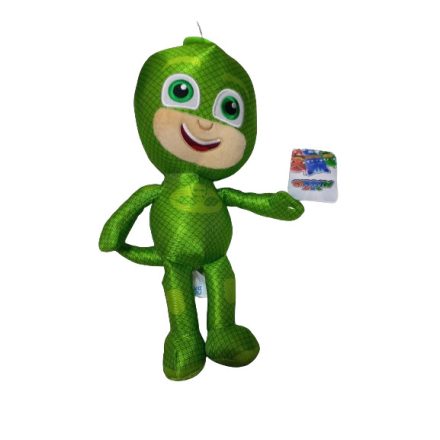 35 cm-es plüss, Gekkó - Pizsihősök - PJ Masks - ÚJ