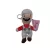 Fehér ruhás Super Mario plüss baba, figura, 13 cm - Mario - ÚJ