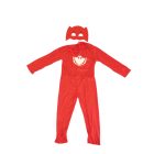 7-9 évesre piros bagoly jelmez szárnnyal - Pizsihősök - PJ Masks - ÚJ