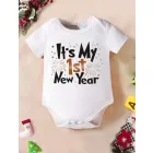 56-62-es fehér body Első szilveszterem felirattal - ÚJ