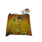 Összehajtható füles bevásárlótáska, szatyor - Gustav Klimt: A csók - ÚJ 
