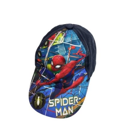 54 cm-es fejre kék baseball sapka - Spiderman - Pókember