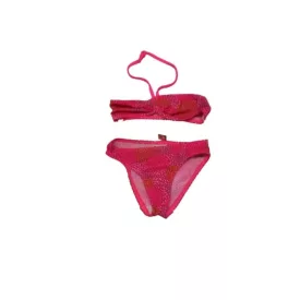 104-110-es pink pöttyös bikini - Decathlon