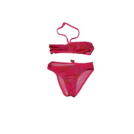 104-110-es pink pöttyös bikini - Decathlon
