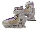 27-30-as fehér-lila állítható jégkorcsolya - X-Fact