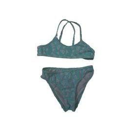 98-as kék pálmafás bikini - Olaian -Decathlon