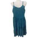 Női egyméretes türkiz pántos pántos ruha - WOW - ÚJ