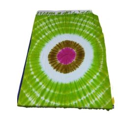 Zöld körmintás szarong vagy strandlepedő - ÚJ