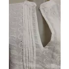Női fehér madeirás könnyű nyári blúz, one size, egy méretes - ÚJ