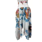 Női fehér mintás multifunkcionális háremnadrág, ruha, vagy felső - Nini - ÚJ 