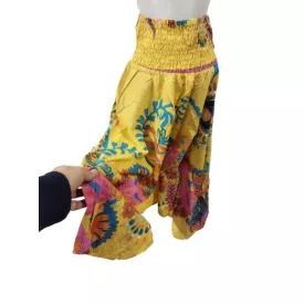   Női sárga mintás multifunkcionális háremnadrág, ruha, vagy felső - Nini - ÚJ 