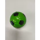 8 cm átmérőjű, kisméretű focilabda mintázatú szivacslabda, zöld, 1 db - ÚJ