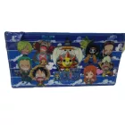 Anime figurás kis szütyő, nylon cipzáros tasak, tolltartó - One Piece - ÚJ