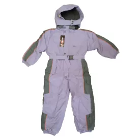   98-as lila-szürke egyrészes overall, síruha - Sportek - ÚJ