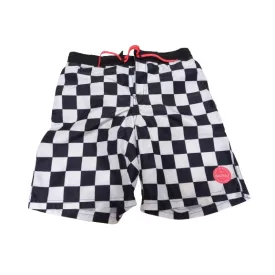 146-152-es fekete kockás fürdőnadrág, fürdőalsó - H&M