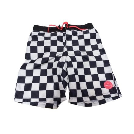 146-152-es fekete kockás fürdőnadrág, fürdőalsó - H&M