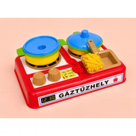 Gáztűzhely játék szett - ÚJ