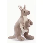 Kenguru kicsinyével, plüss figurák - ÚJ