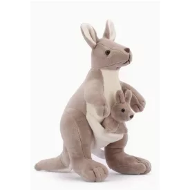 Kenguru kicsinyével, plüss figurák - ÚJ