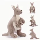 Kenguru kicsinyével, plüss figurák - ÚJ