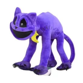  Nagyszájú lila plüss macska, cica figura - Nightmare Cat - CatNap - Poppy Playtime - ÚJ