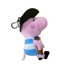 15 cm-es plüss kalóz George - Peppa Pig - ÚJ