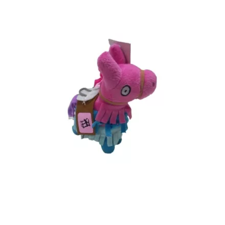 13 cm-es rózsaszín plüss láma - Fortnite - ÚJ