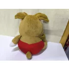 Óriás barna nyuszi, nyúl plüss figura, 70 cm (feneke és lába kicsit koszos, tisztítható)