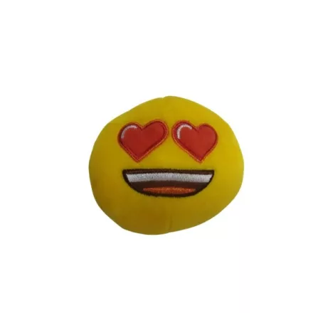10 cm-es sárga Smiley plüss figura