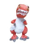 43 cm-es piros plüss dínó, dinoszaurusz - ÚJ