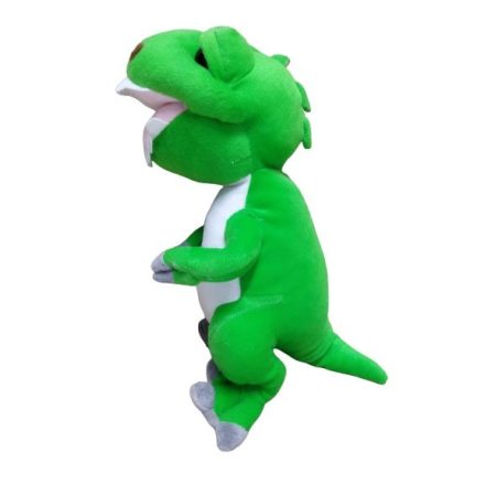 43 cm-es zöld plüss dínó, dinoszaurusz - ÚJ