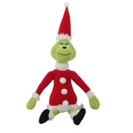 Grincs plüss figura, sapkás - The Grinch - ÚJ