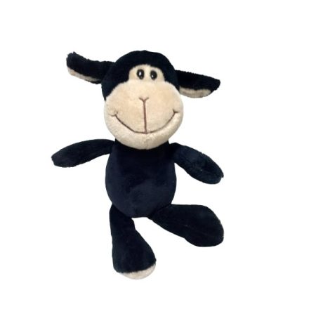 25 cm-es fekete bárány plüss figura