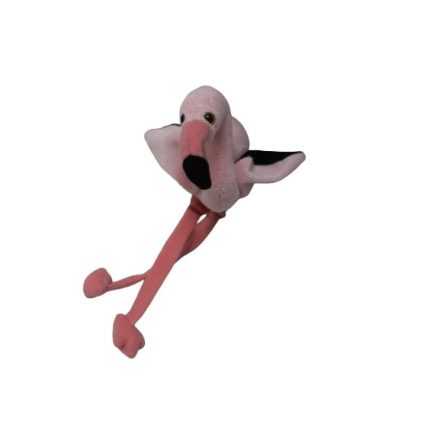 20 cm-es rózsaszín flamingó plüss figura  