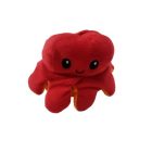 15 cm-es narancssárga-piros hangulat-polip, kiforítható polip plüss figura