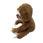 26 cm-es barna lajhár plüss figura