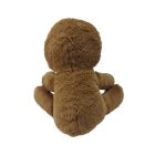 26 cm-es barna lajhár plüss figura