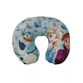 Kék gyerek nyakpárna, utazó párna - Frozen - Jégvarázs