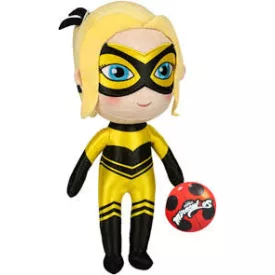   Sárga Darázscsaj plüss figura, 35 cm - Miraculous - Csodálatos katicabogár - ÚJ