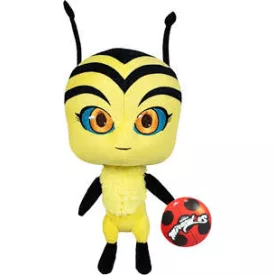  Sárga Darázscsaj kwami plüss figura, 30 cm - Miraculous - Csodálatos katicabogár - ÚJ