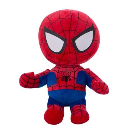 Kék-piros bébi Pókember plüss figura - Spiderman - ÚJ