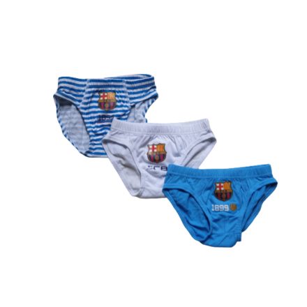 110-116-os alsónadrág csomag, 3 db egyben - Barca, Barcelona, FCB - ÚJ